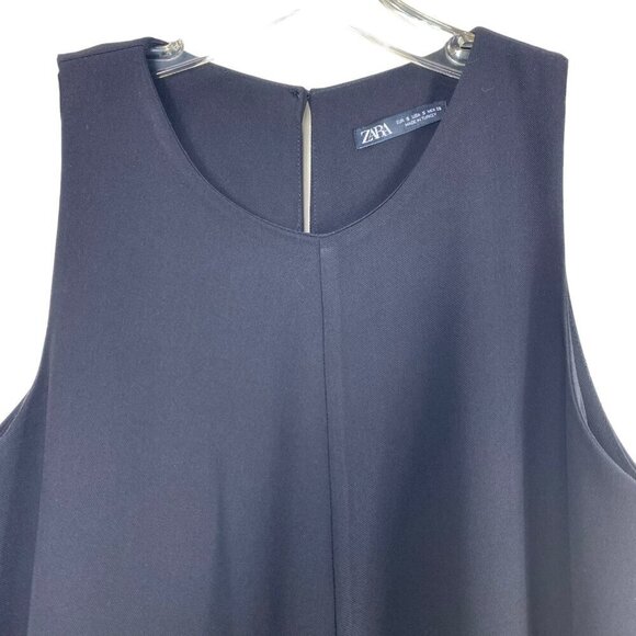 Zara Little Black Swing Dress Short Sleeve Flowy Size Small - Picture 5 of 13